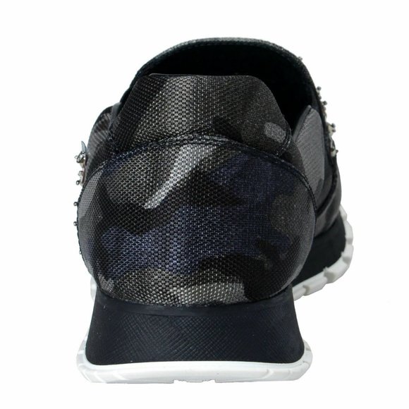 Prada Women's Sequin Decorated Moccasins Loafers - Picture 3 of 7